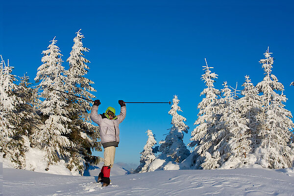 Schneeschuhwanderung in Bayern